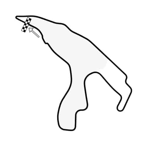 Spa francorchamps Trackmap Klein